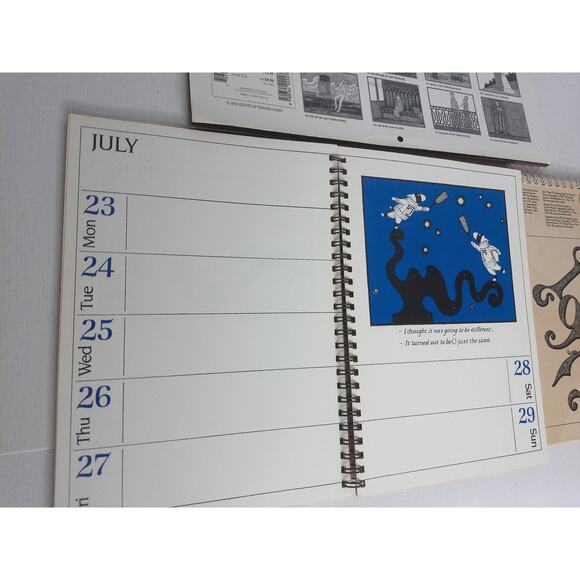 Vintage Edward Gorey Calendars 1979 And 1984 and 2004 SET OF 3 - Picture 3 of 7